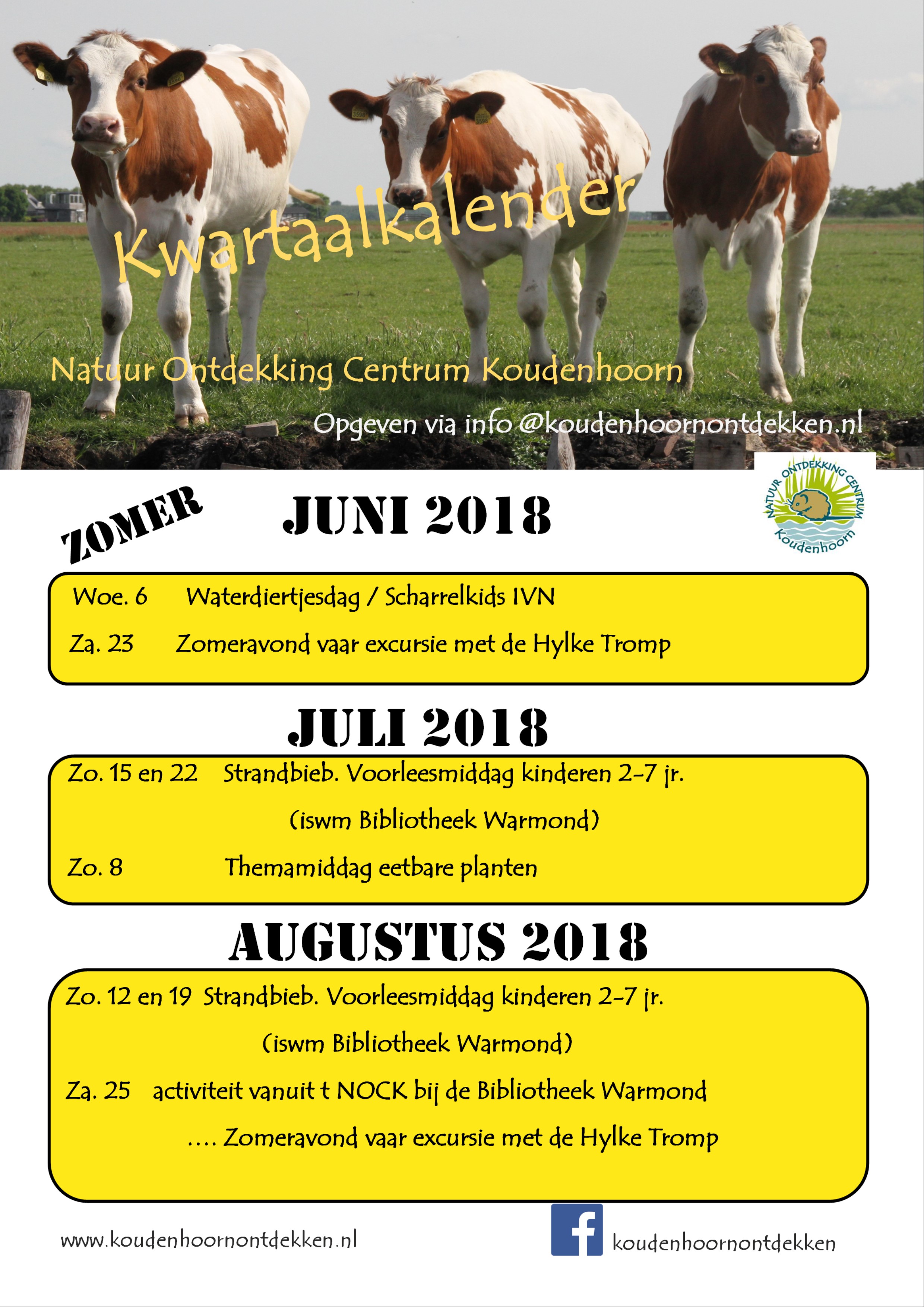 Wat is er in de zomer te beleven in de natuur op Koudenhoorn?